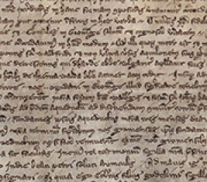 3.2 		Een oorkonde uit 1321-1322 