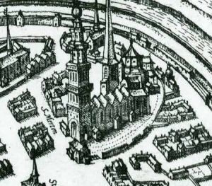 Kaart Braun en Hogenberg