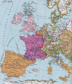 De Europese bezittingen van Karel V