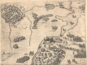 Willem Lodewijk neemt Wedde (28 augustus 1593)