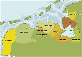 De Friese Zeelanden die in 1361 het Verbond van de Upstalboom hernieuwden
