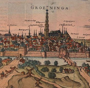 Stadsprospect van Braun en Hogenberg (1584)