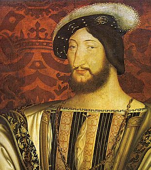 Achter Karel van Gelre staat koning Frans I